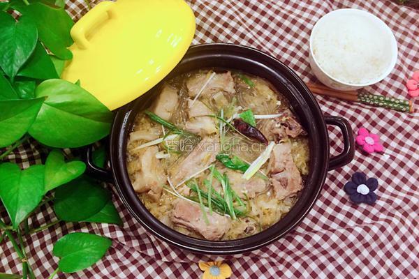 酸菜炖排骨的做法图解9