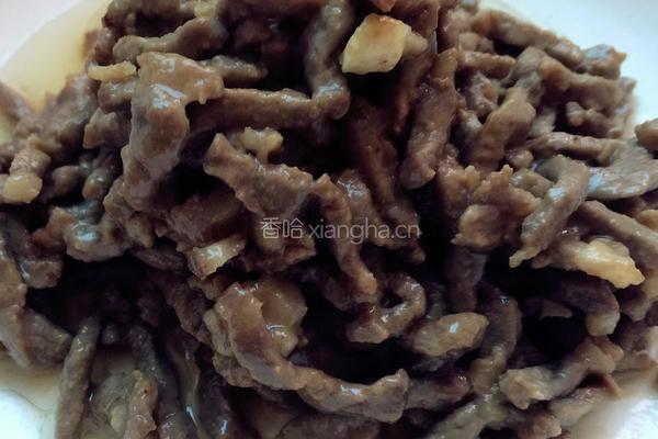 小炒牛肉丝的做法图解6