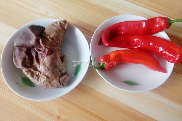 爆炒猪肚的做法图解1