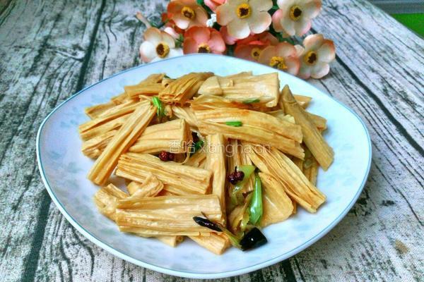 清炒腐竹的做法图解8