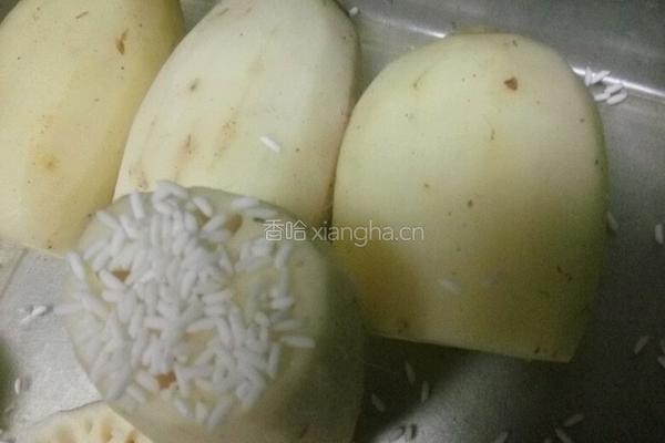 蝶恋花(糯米藕)的做法图解3