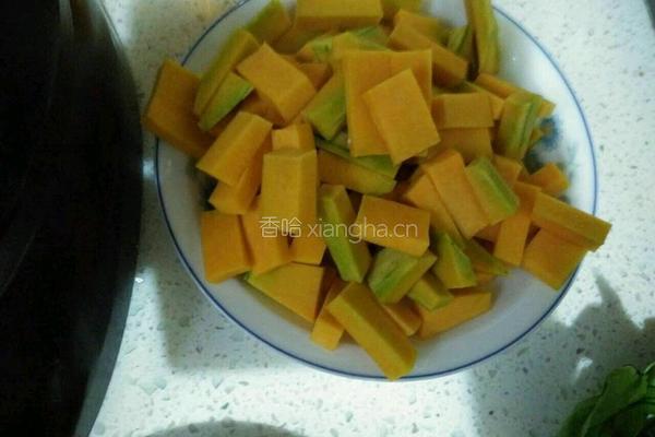 清炒南瓜的做法图解1
