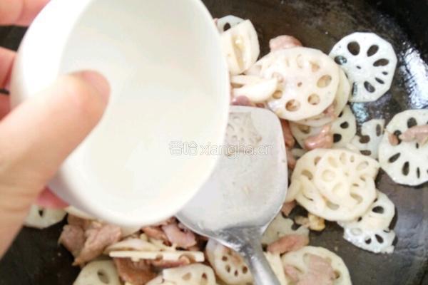 嫩藕肉片的做法图解8