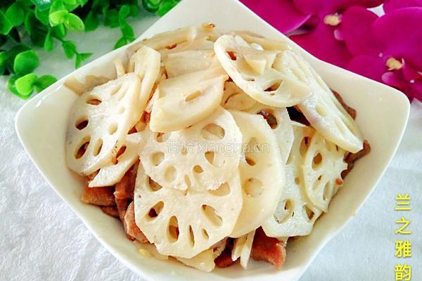 嫩藕肉片的做法图解10