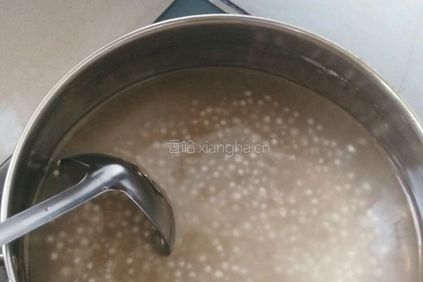 木爪牛奶西米露的做法图解6