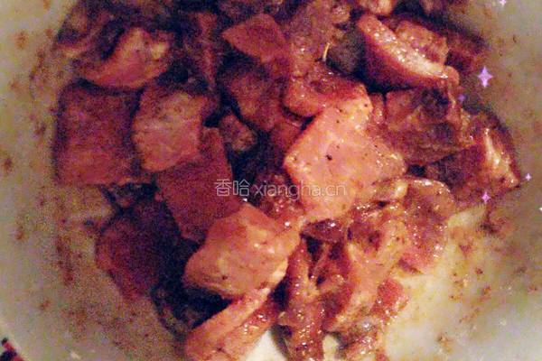 西蓝花瘦肉粥的做法图解3