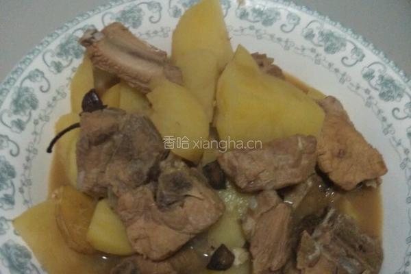 土豆炖排骨