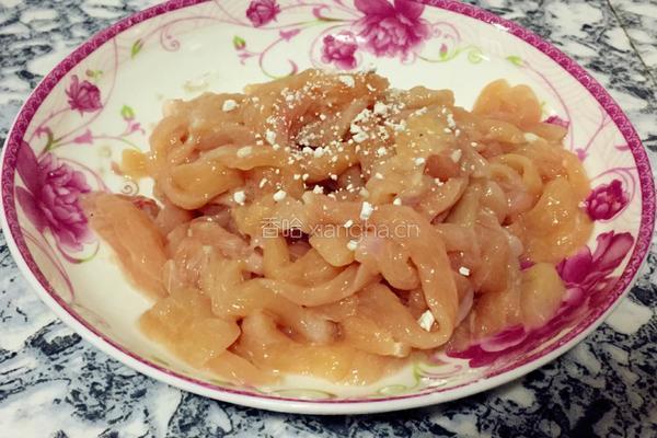 酸甜鸡丝的做法图解3