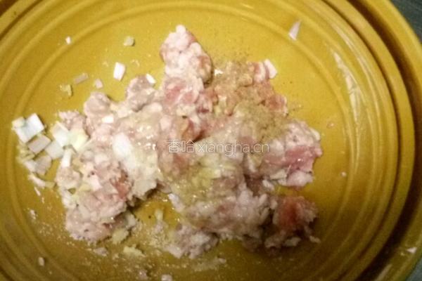 玲珑剔透(青菜酿肉丸)的做法图解4