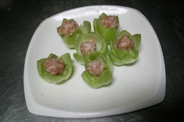 玲珑剔透(青菜酿肉丸)的做法图解7