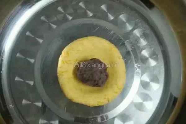轩儿牌南瓜红豆沙小饼的做法图解3