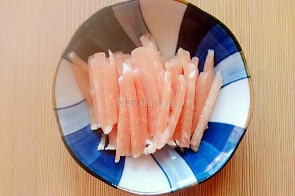 榨菜炒肉的做法图解4