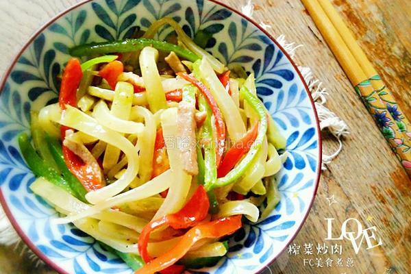 榨菜炒肉的做法图解12