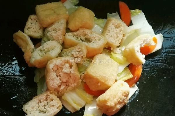 油豆腐炒白菜的做法图解10