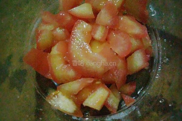 番茄鸡蛋海螺面的做法图解6