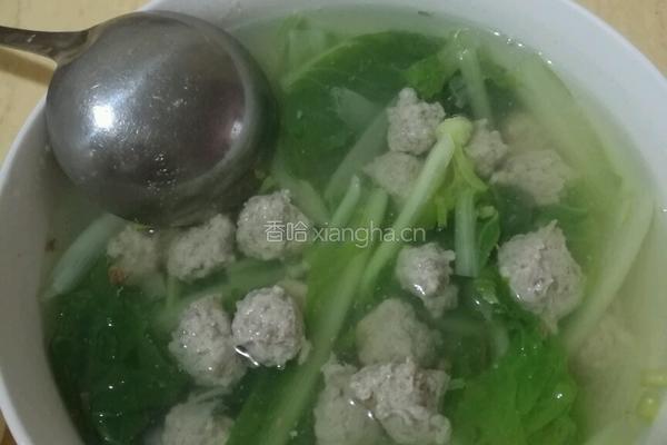 清汤丸子的做法图解8