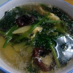 菠菜土豆丝儿甩袖汤的做法[图]