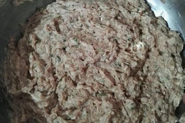 猪肉青菜饺的做法图解3