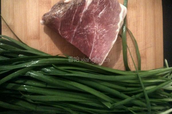 纯瘦肉韭菜水饺的做法图解3