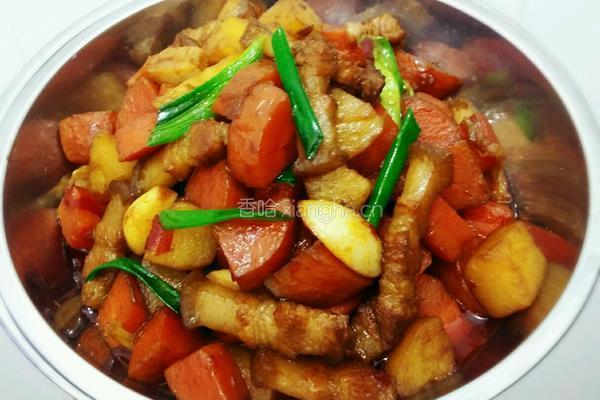 土豆胡萝卜烧肉的做法图解17