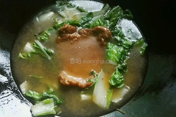 青菜大排面的做法图解8