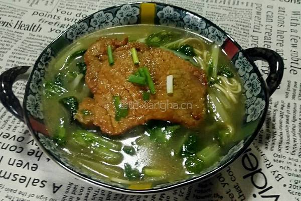 青菜大排面的做法图解13