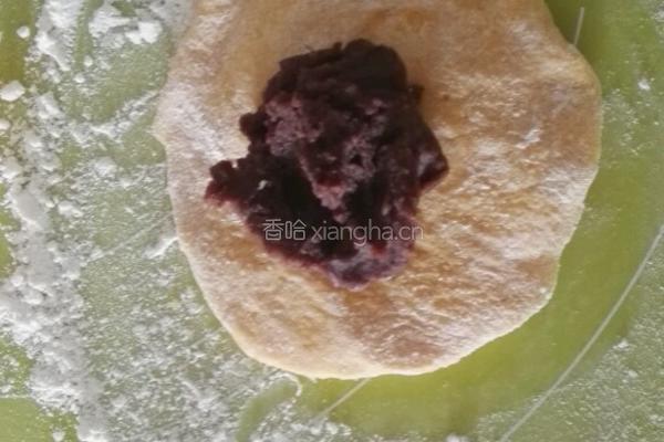 小刺猬南瓜豆沙包的做法图解6