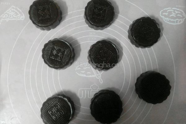 巧克力酱月饼的做法图解6