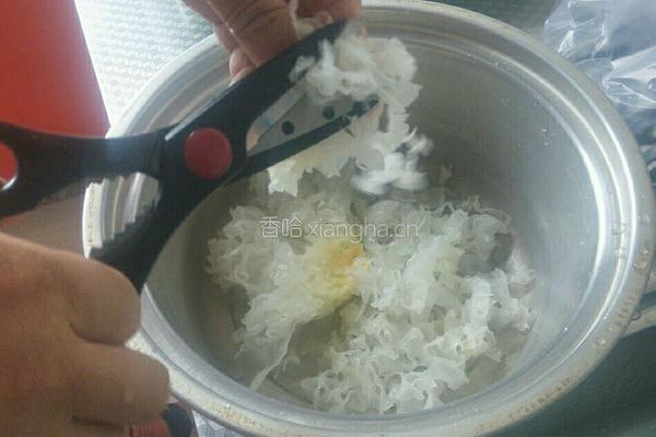 银耳雪梨羹的做法图解2