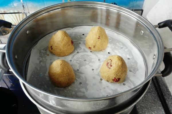 红糖枣窝头的做法图解8