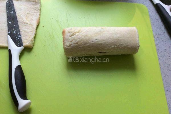 香蕉紫薯土司卷的做法图解11