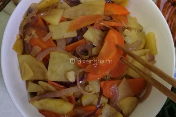 土豆胡萝卜洋葱的做法图解6