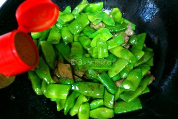 酱焖油豆角的做法图解4