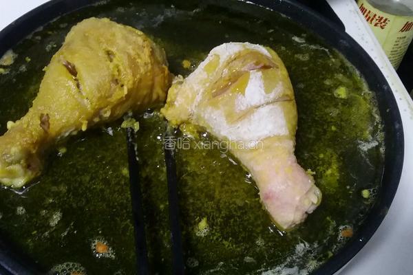 黄金脆皮鸡腿的做法图解4