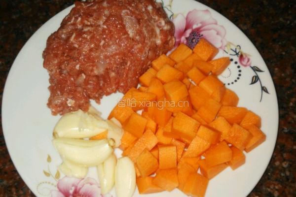 青豆肉末的做法图解2