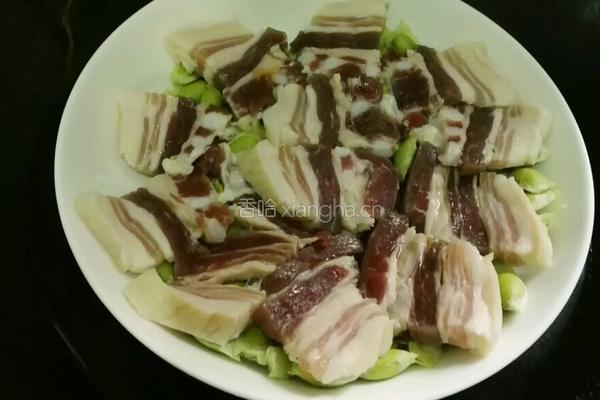 咸肉蒸毛豆子的做法图解6