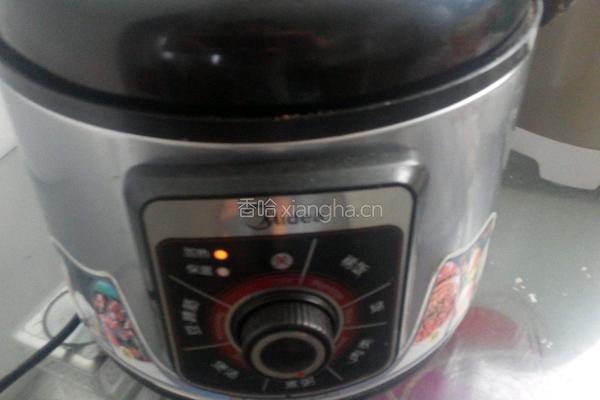 紫米红豆粥的做法图解4