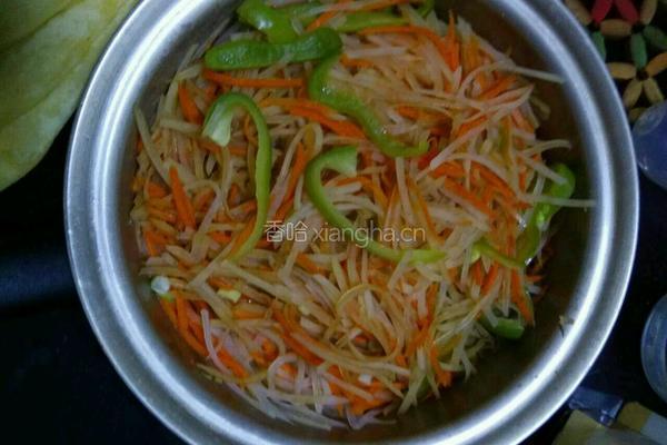 土豆丝卷饼的做法图解9