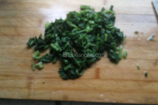 雪里蕻菜饼的做法图解3