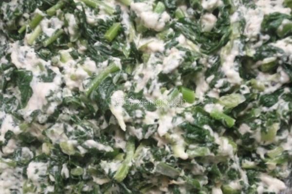雪里蕻菜饼的做法图解4
