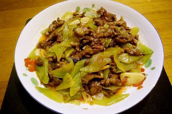 莴笋炒肉