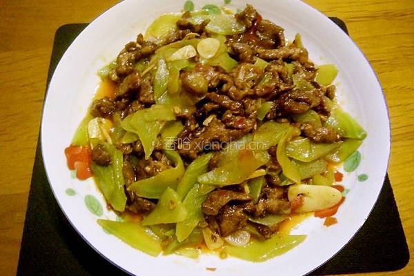 莴笋炒肉的做法图解6