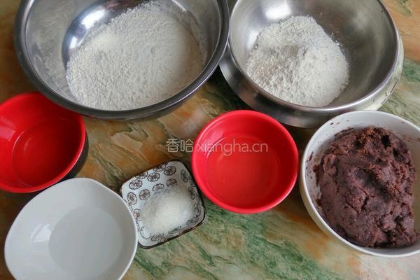 红豆酥的做法图解1
