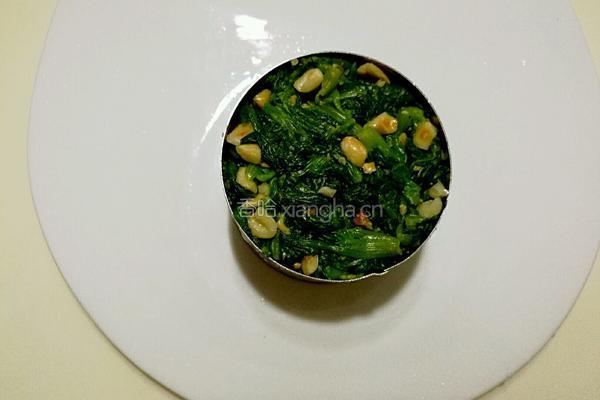 麻酱拌花生菠菜的做法图解8