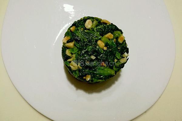 麻酱拌花生菠菜的做法图解9