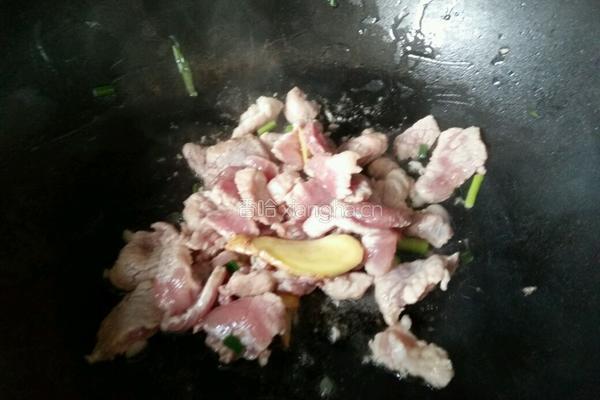 香菇炒肉片的做法图解6