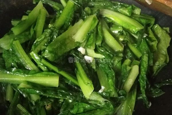 蒜香莴笋叶的做法图解6