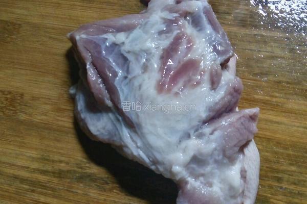 肉炖干豆角的做法图解1