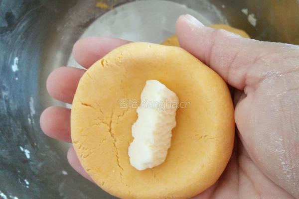 南瓜奶酪饼的做法图解3