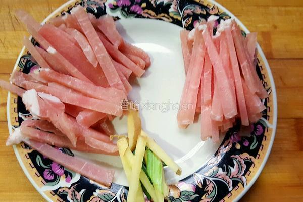 炒白菜丝的做法图解2